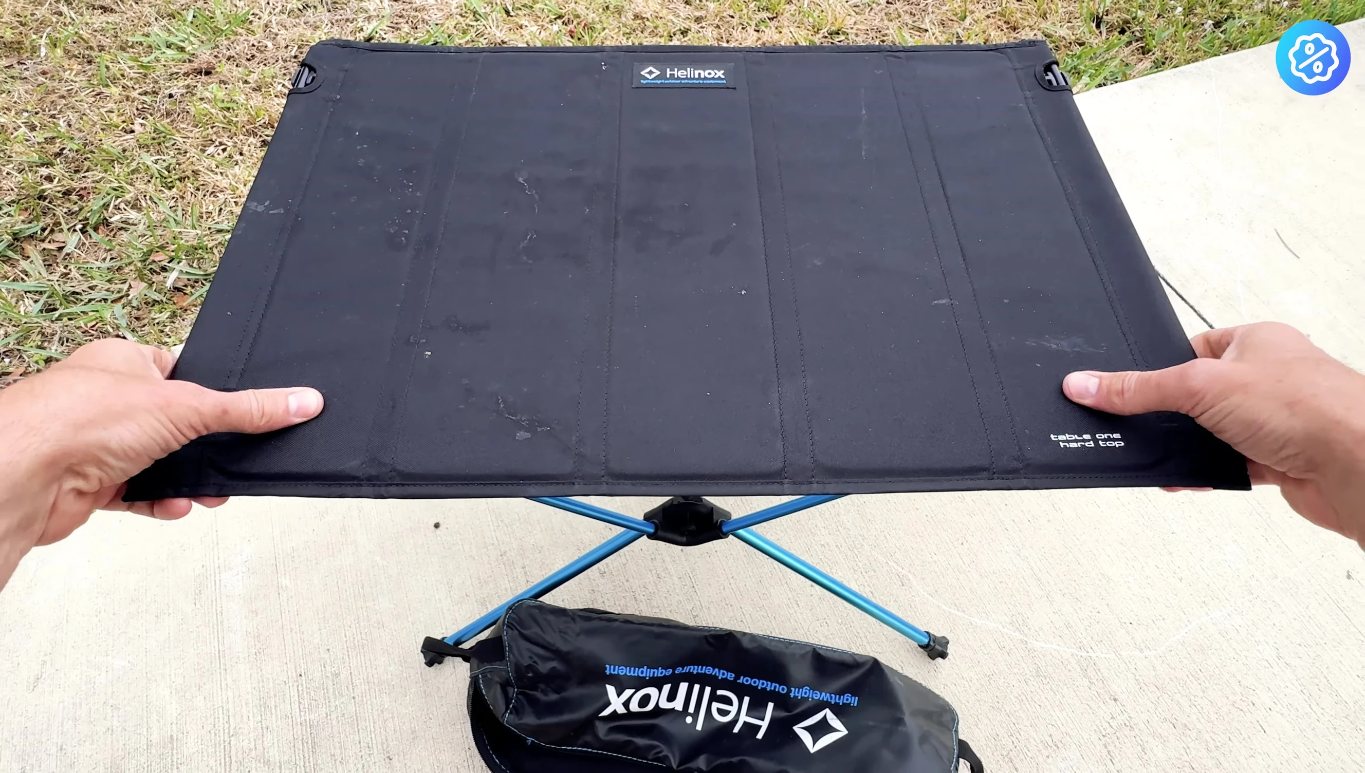 A shot highlighting the hard top of the table