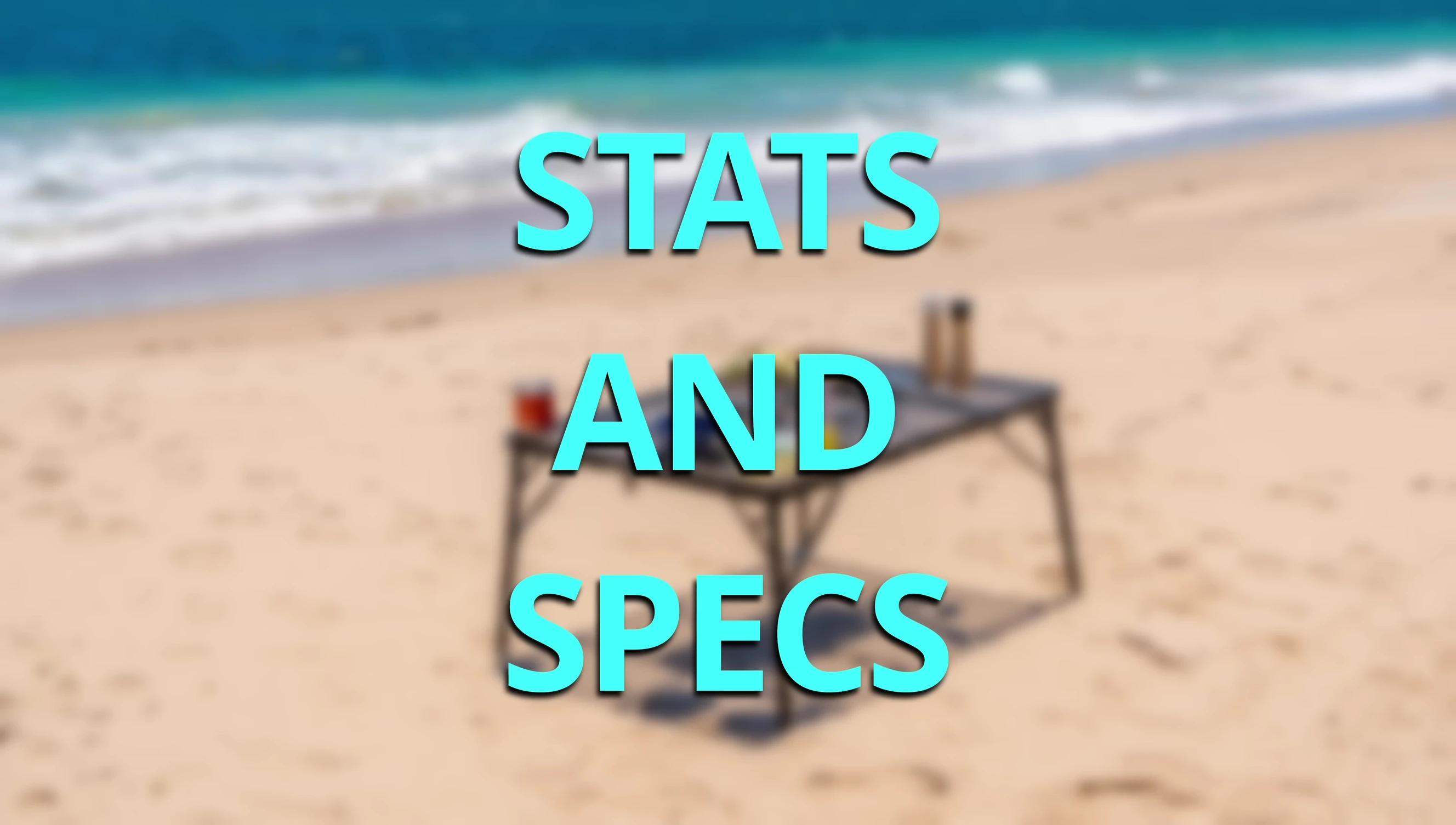 Close-up of the packed Gatherlite table showing its dimensions