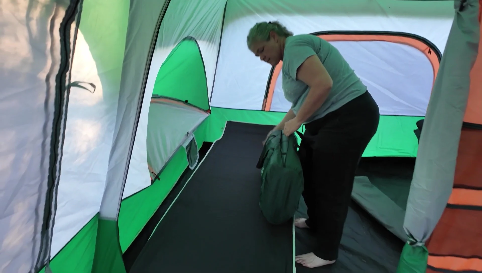 Kayla and Audrey's completed cot setups
