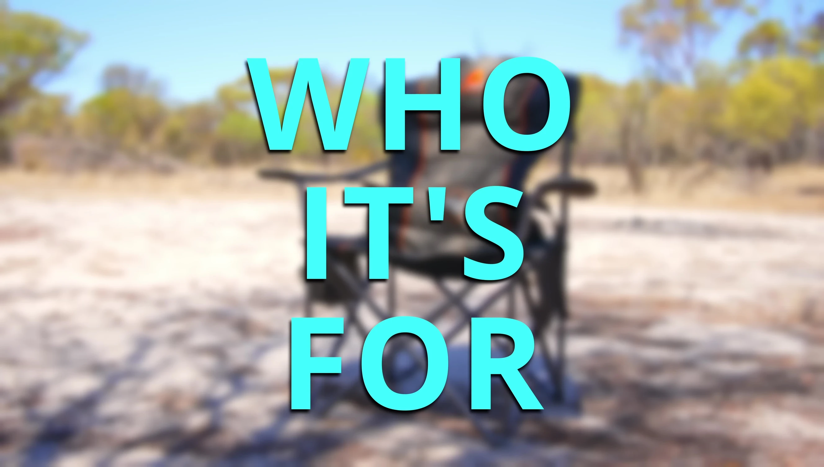 Image showing the chair suitable for solo or two campers.