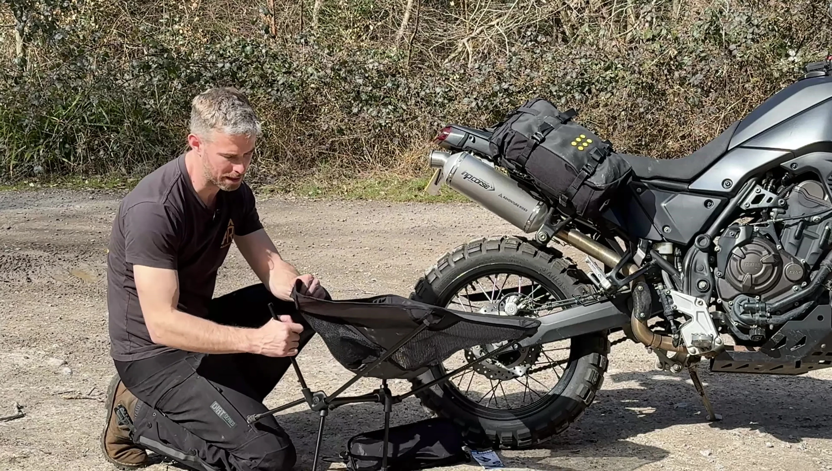 The chair being easily set up