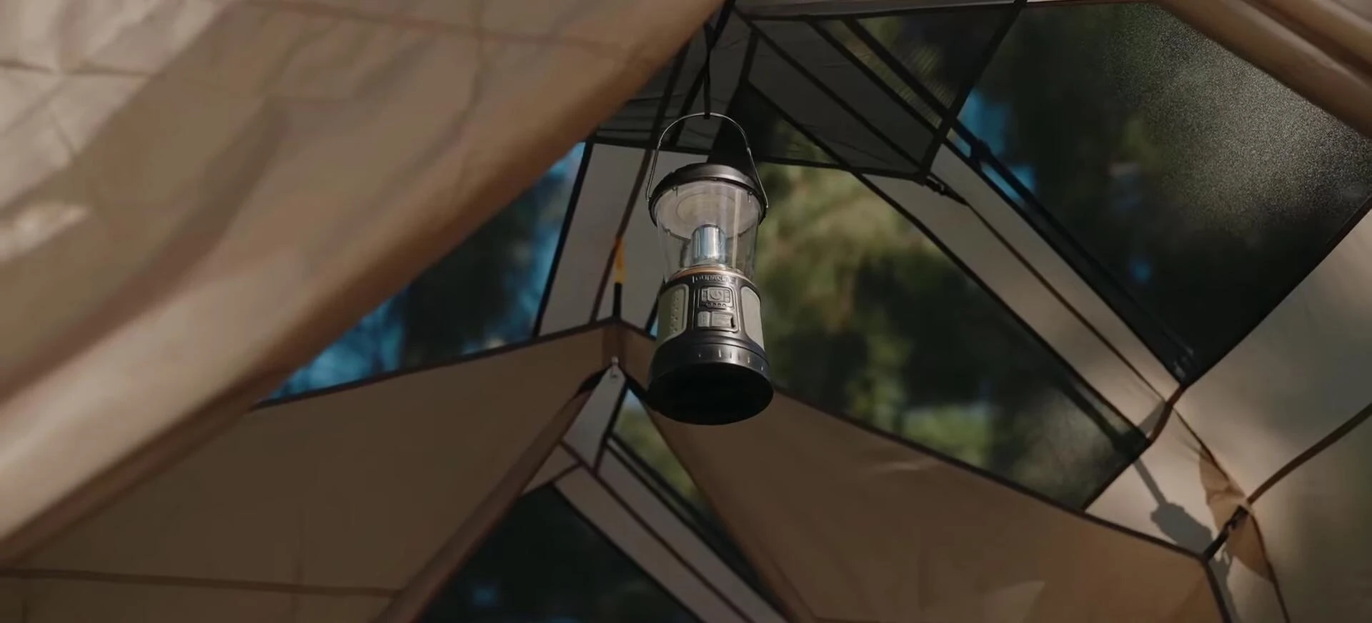 Highlighting the spacious interior of the Fantic tent
