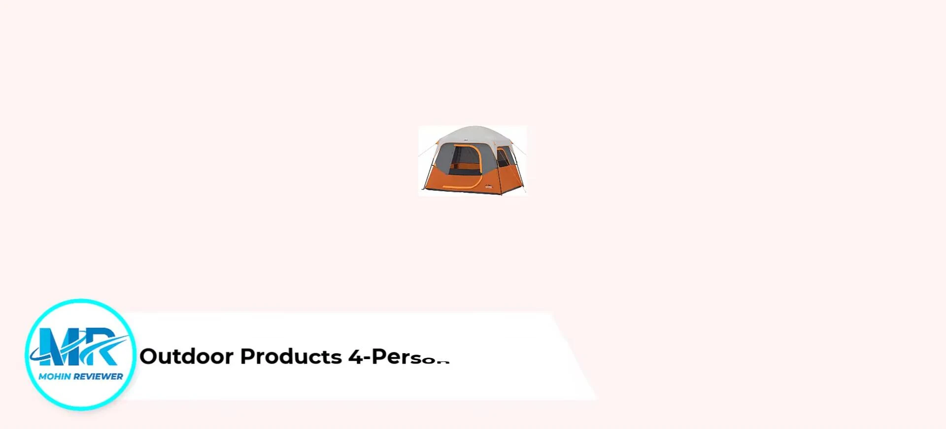 The Outdoor Products Four-Person Cabin Tent