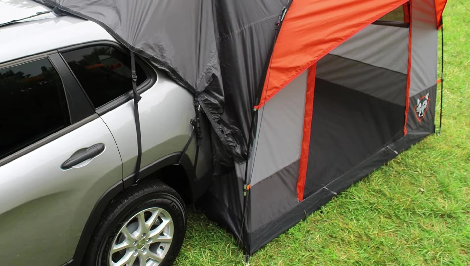 Interior space of the Right Line Gear SUV Tent
