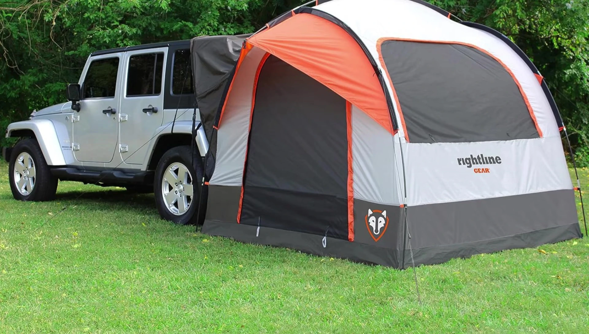 Right Line Gear SUV Tent's vehicle attachment sleeve