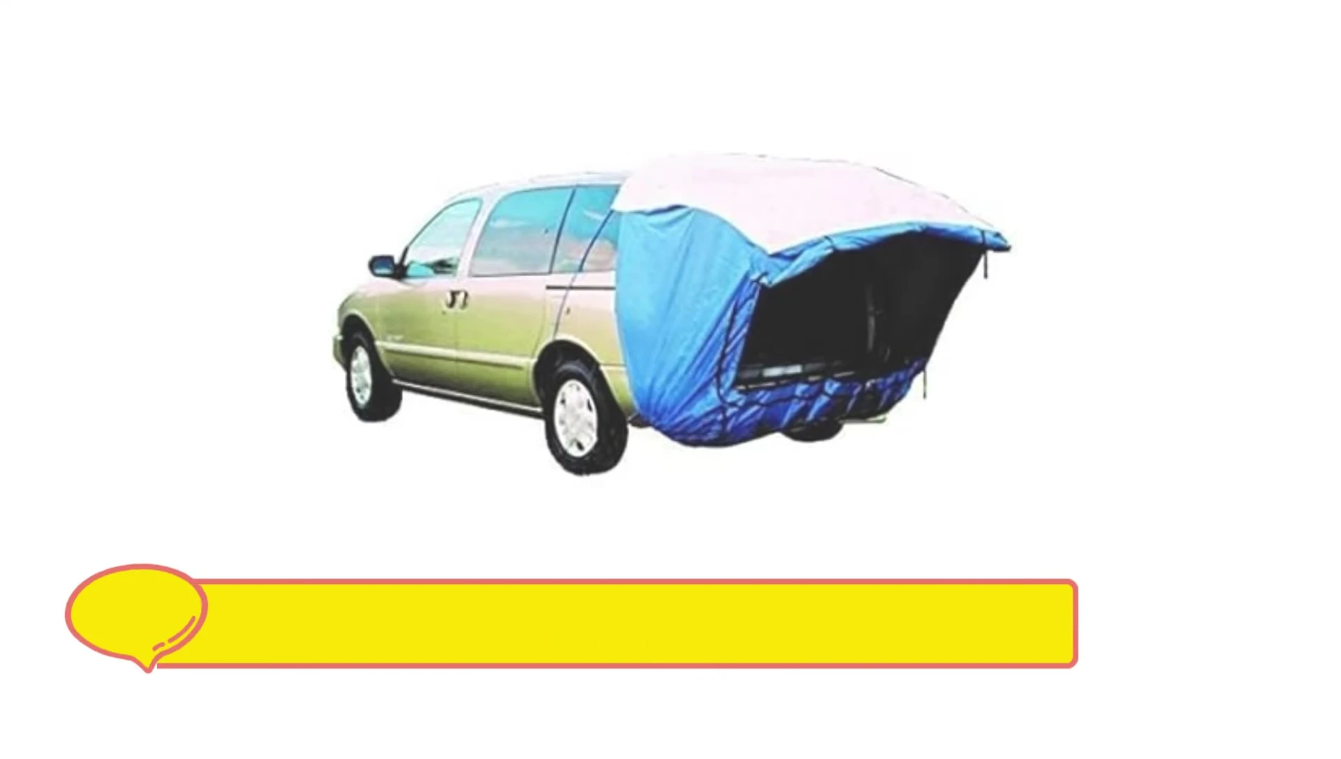 DAC Explorer 2 SUV Tent attached to an SUV