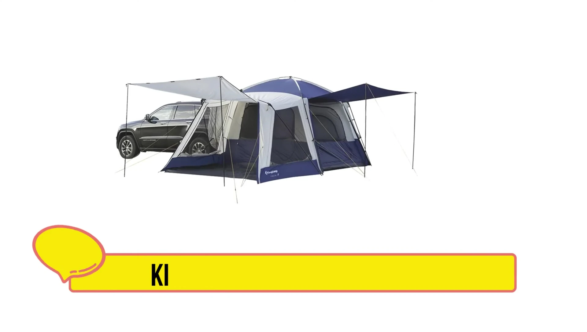 King Camp Melie Plus SUV Tent exterior shot