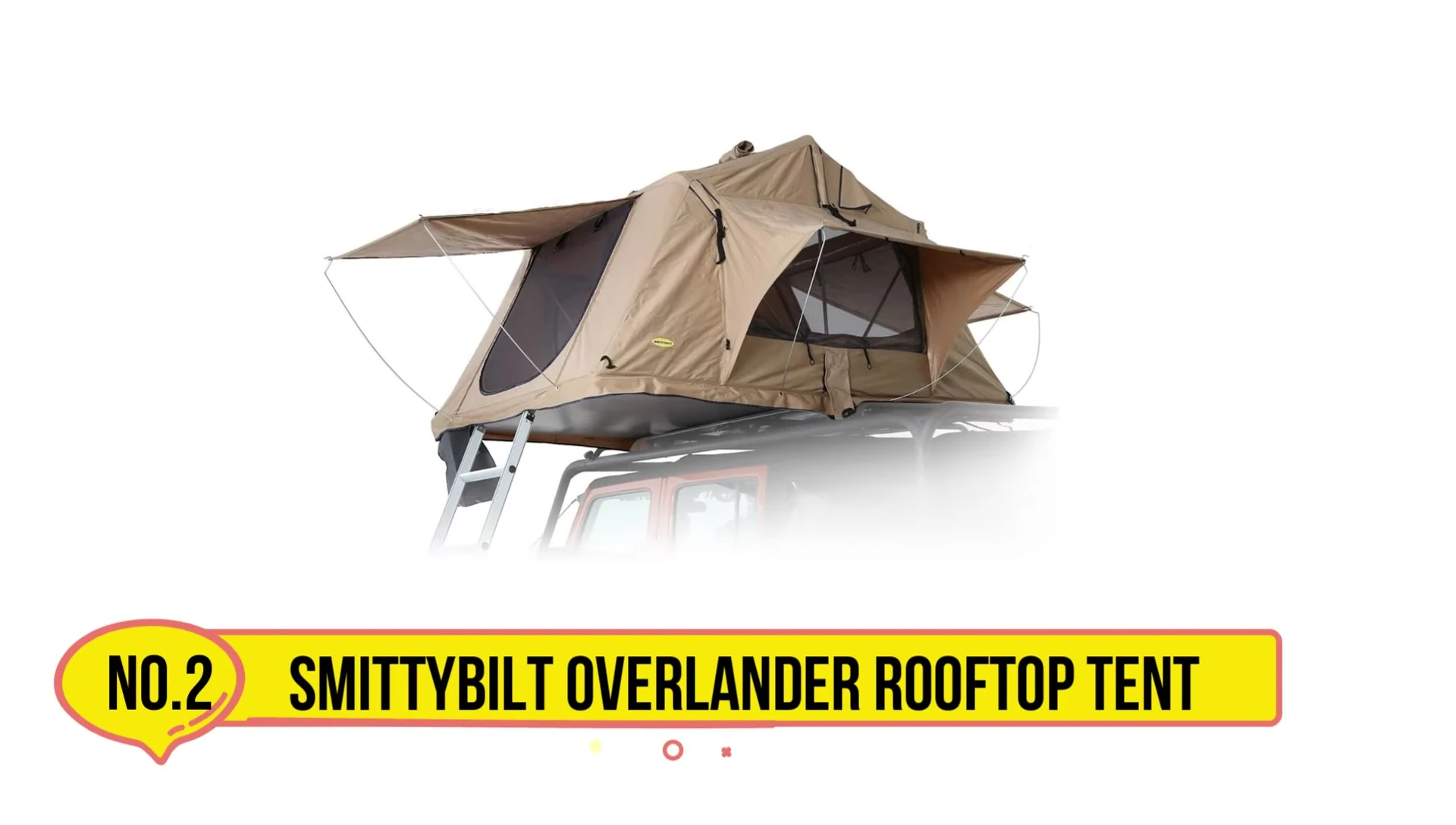 Smittybilt Overlander Rooftop Tent on an SUV