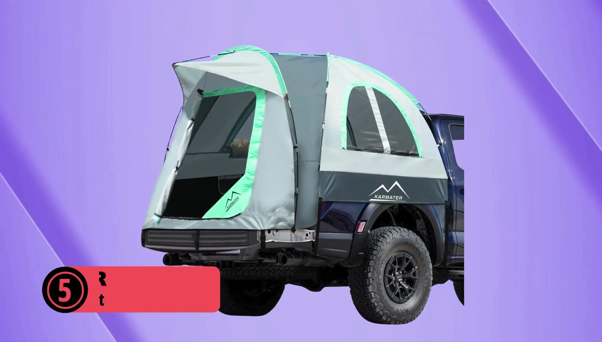 M Car Mater Truck Tent Overview