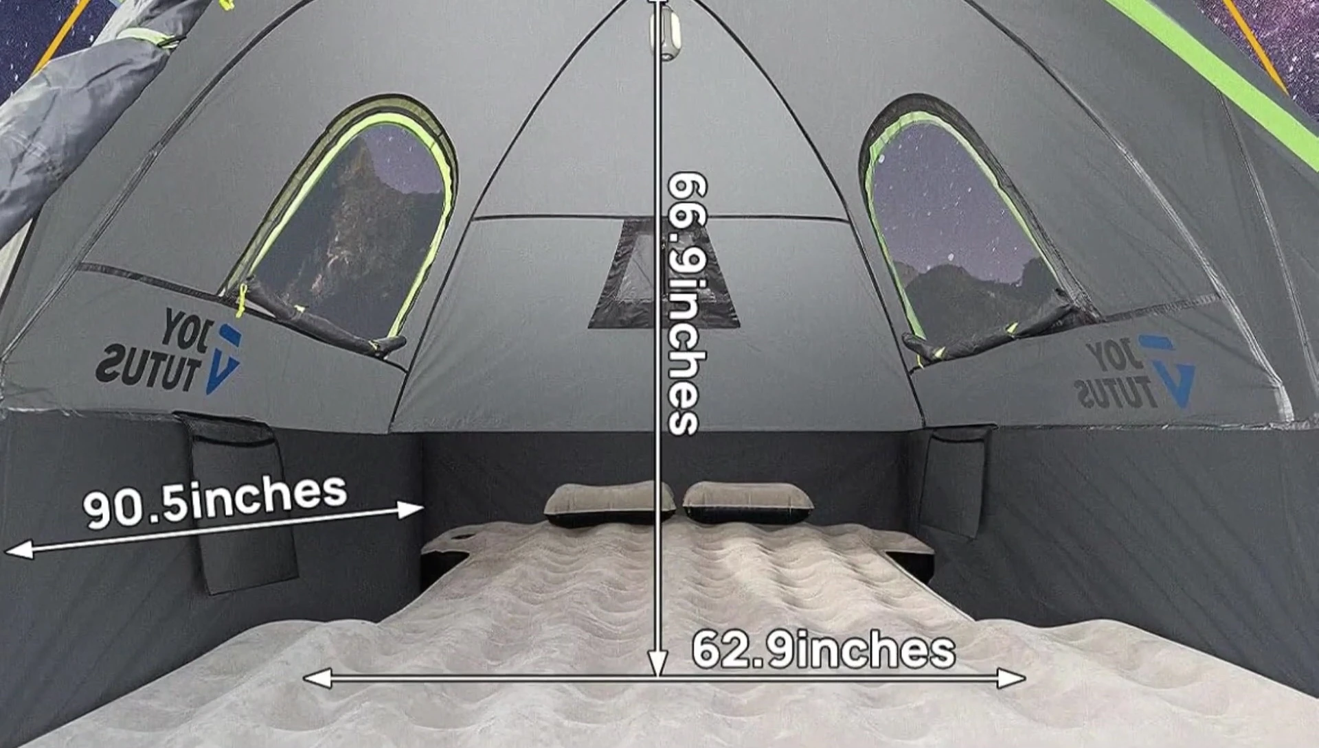 JoyTutus Tent Interior Dimensions