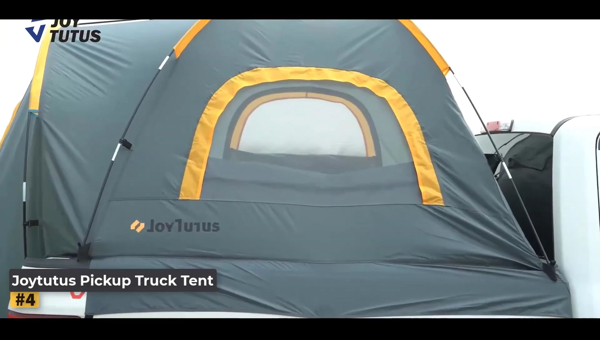 JoyTutus pickup truck tent showcasing its setup