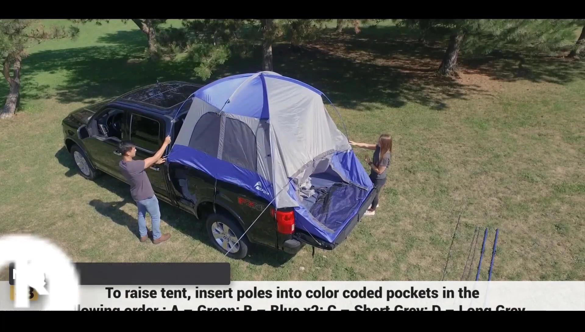 Napia Backroads tent showcasing its versatile design