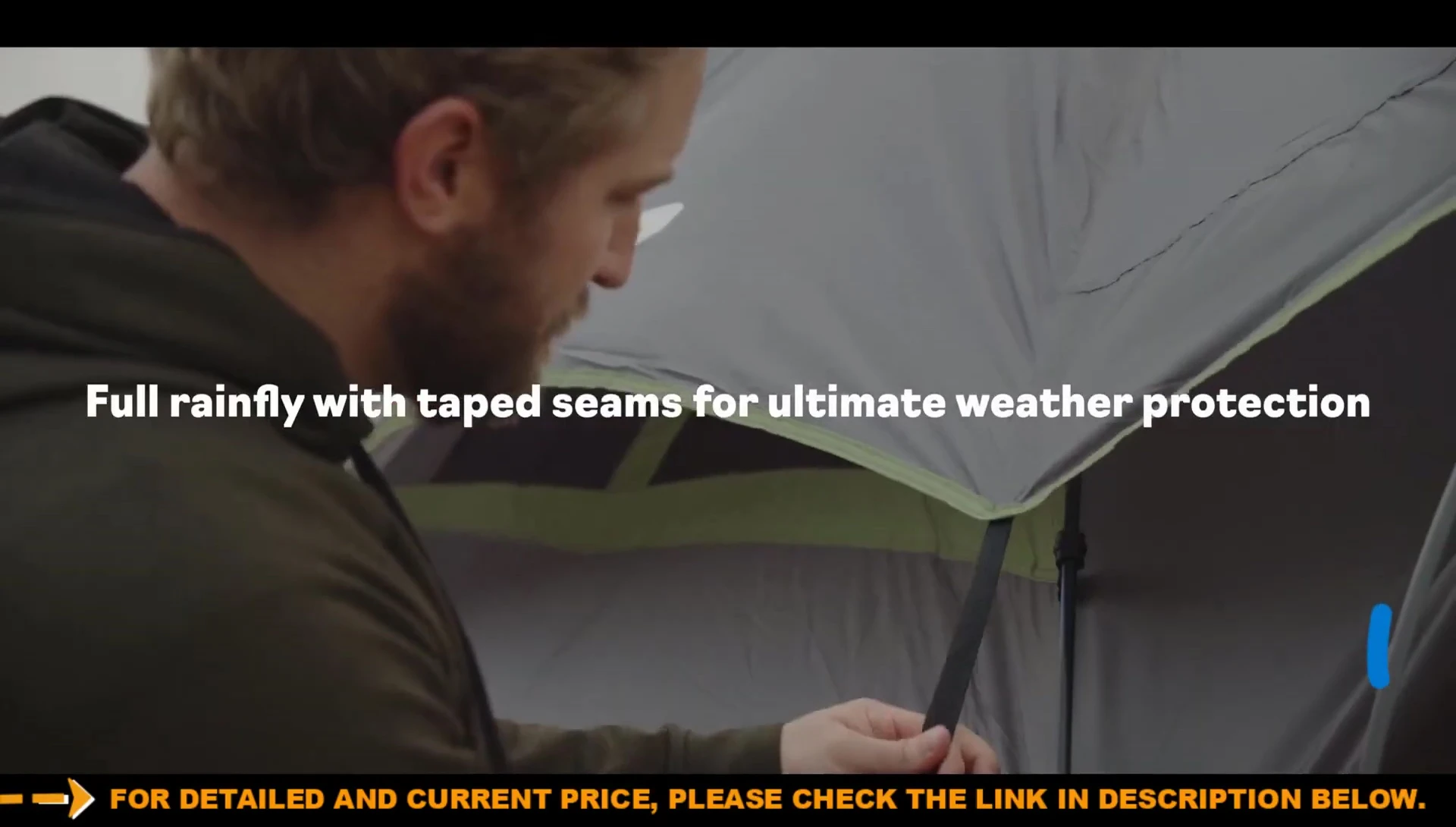 High-quality materials of the Napia Backroads tent