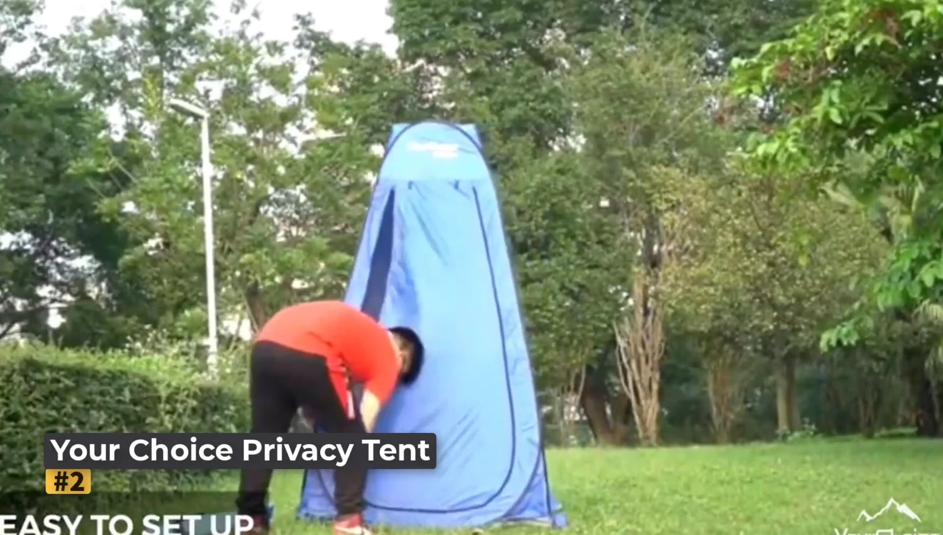 Your Choice Privacy Tent shown