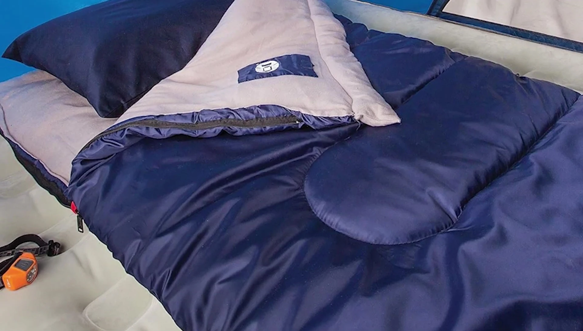 Coleman SunDome tent showcasing its ventilation features.