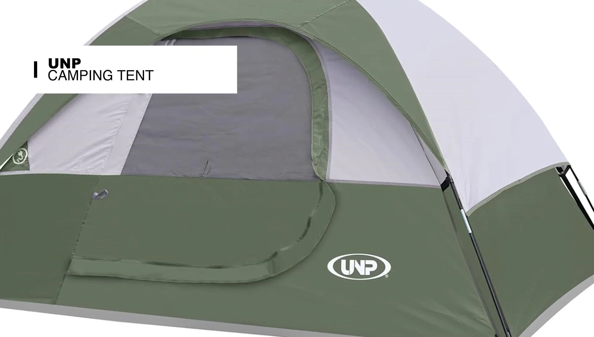 UNP tent emphasizing its spacious interior.