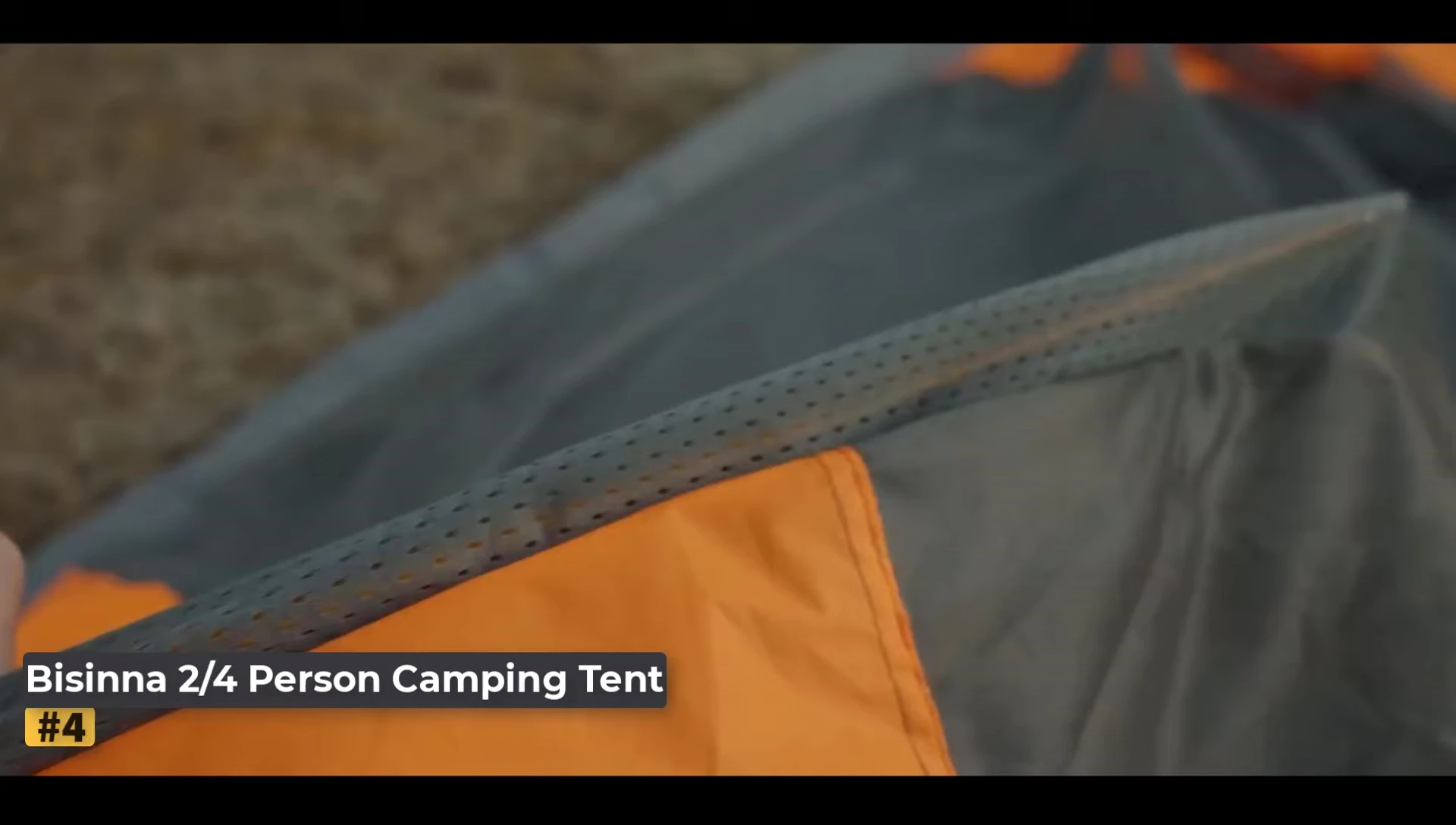 Bison tent being set up in a natural setting