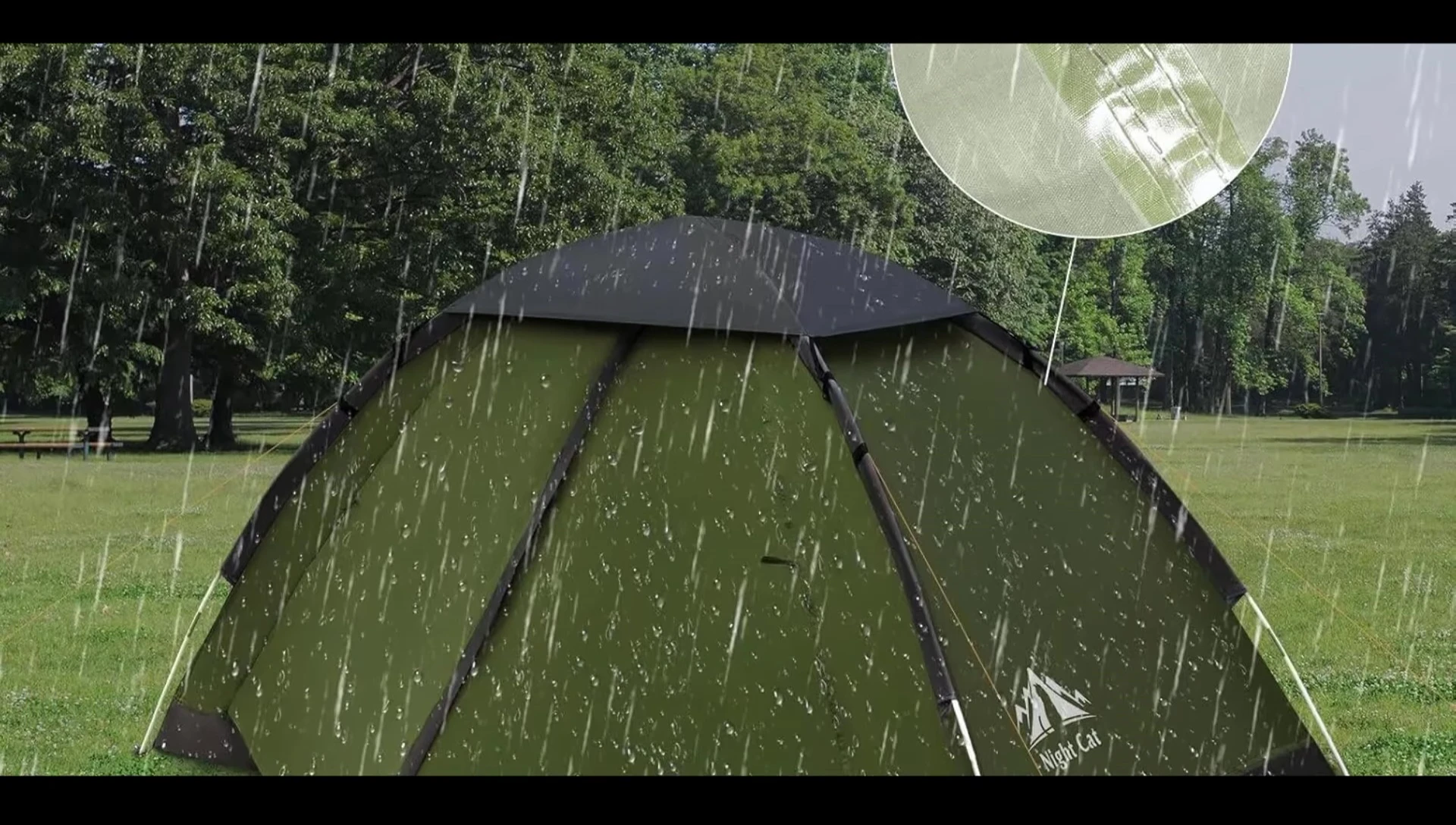 Close up of the Night Cat's lightweight construction