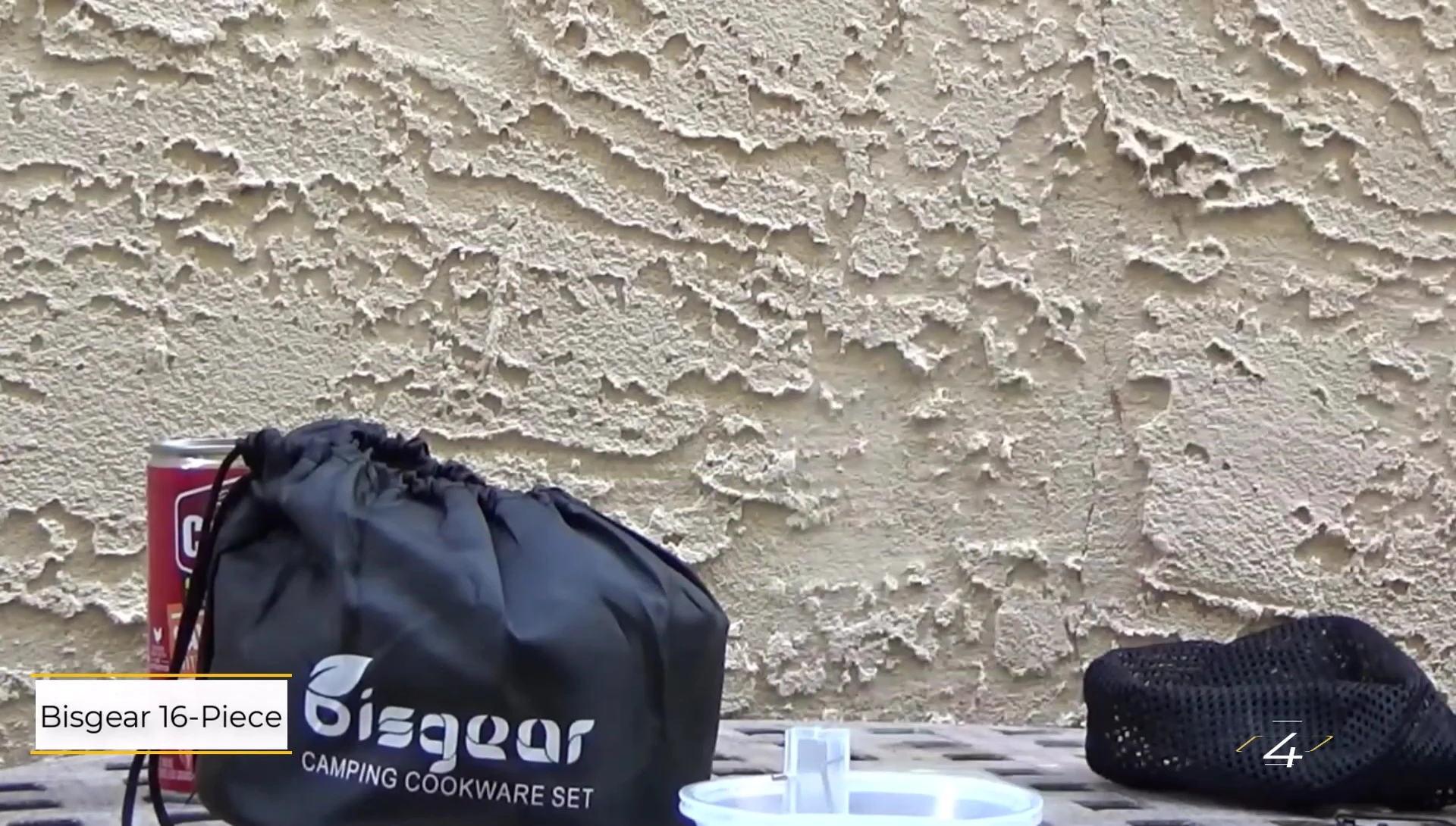The Bisgear 16-piece portable cookware kit