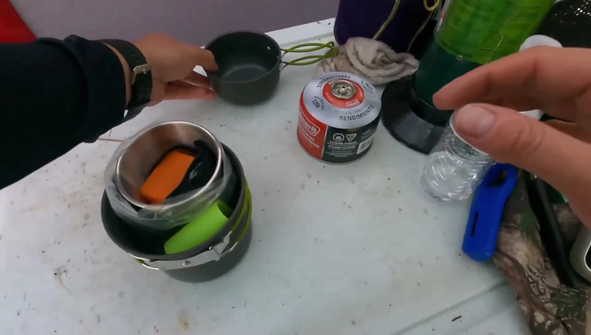 The Odelland pots with folding handles