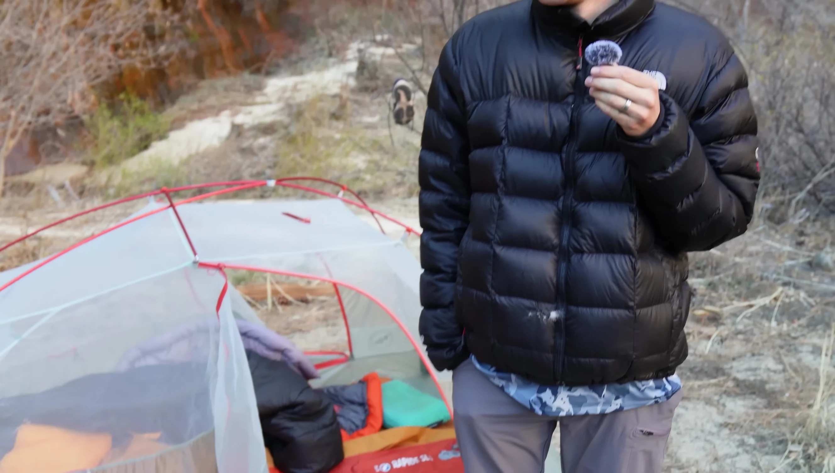 Jack reviewing Big Agnes sleeping pad