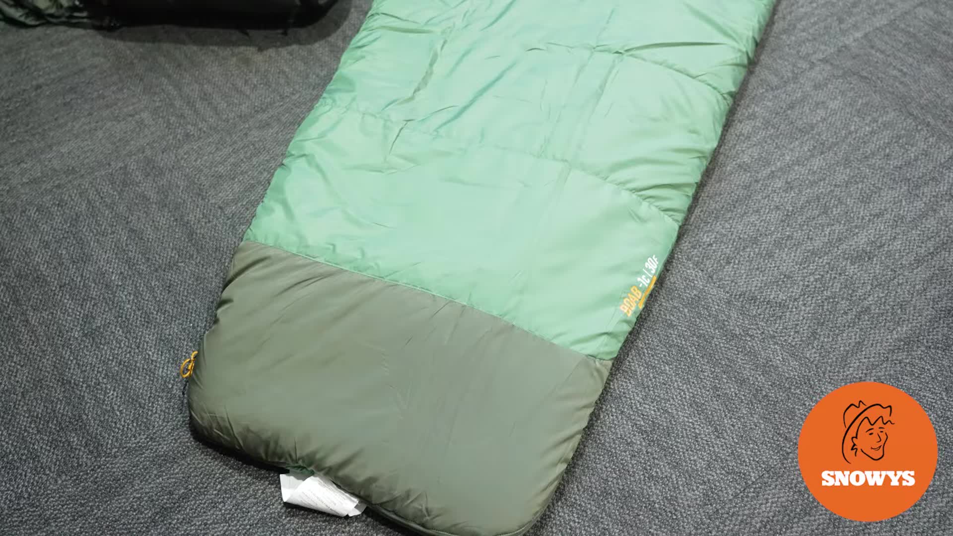 Ben from Snow introducing the Sea to Summit Boab sleeping bag.