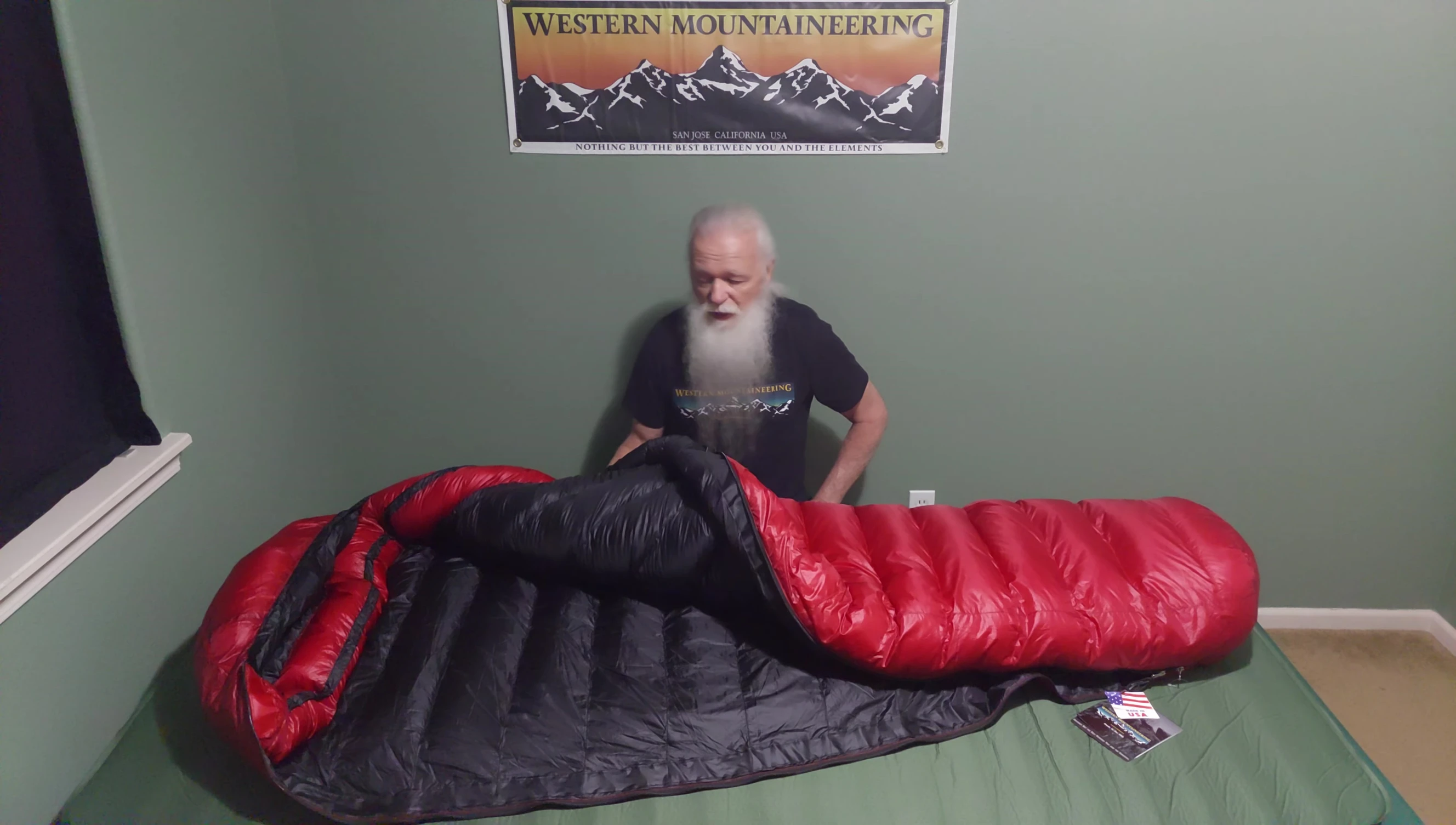 Showing the down-filled neck collar detail