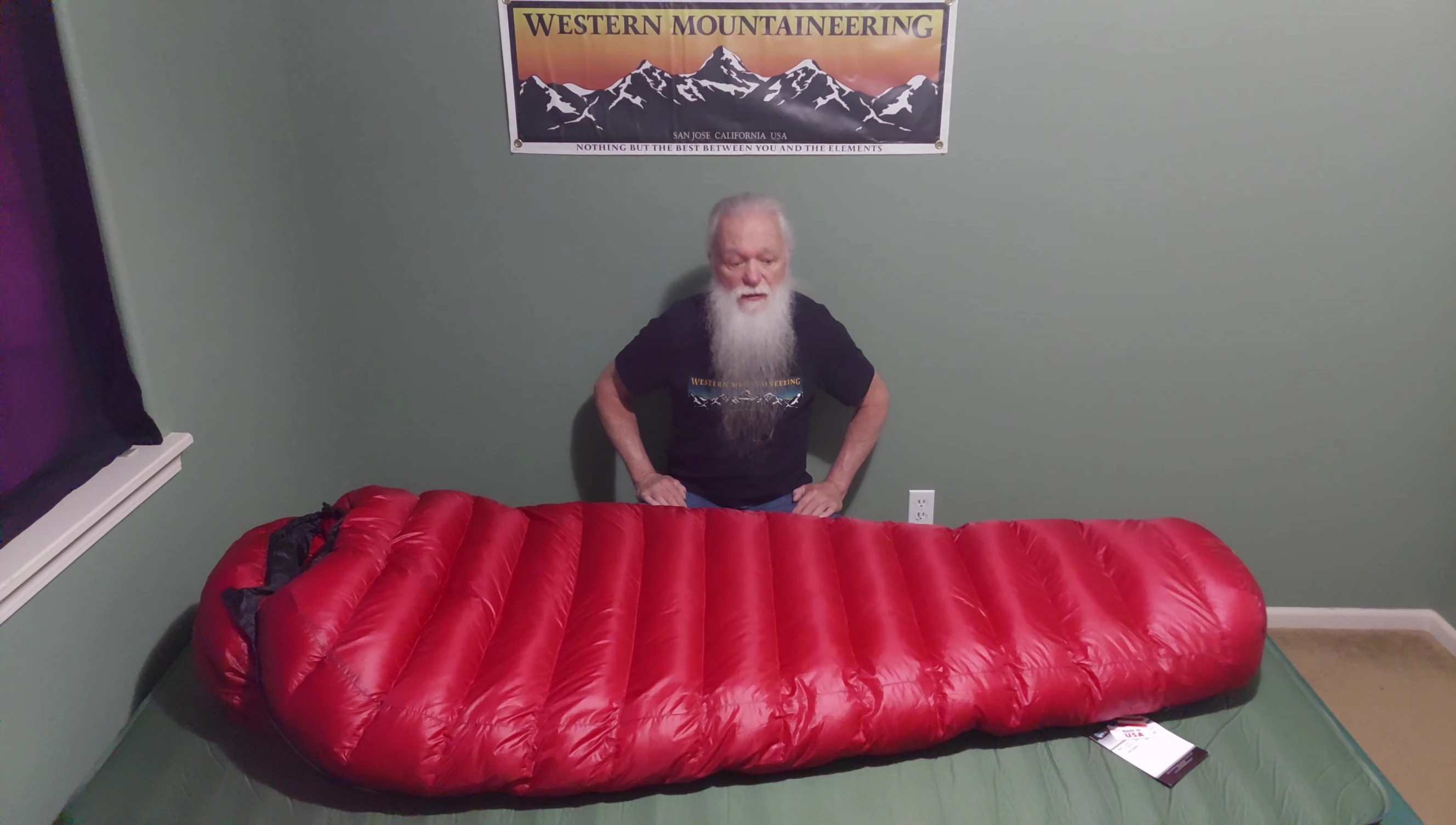 Final shot of the Alpinlite sleeping bag