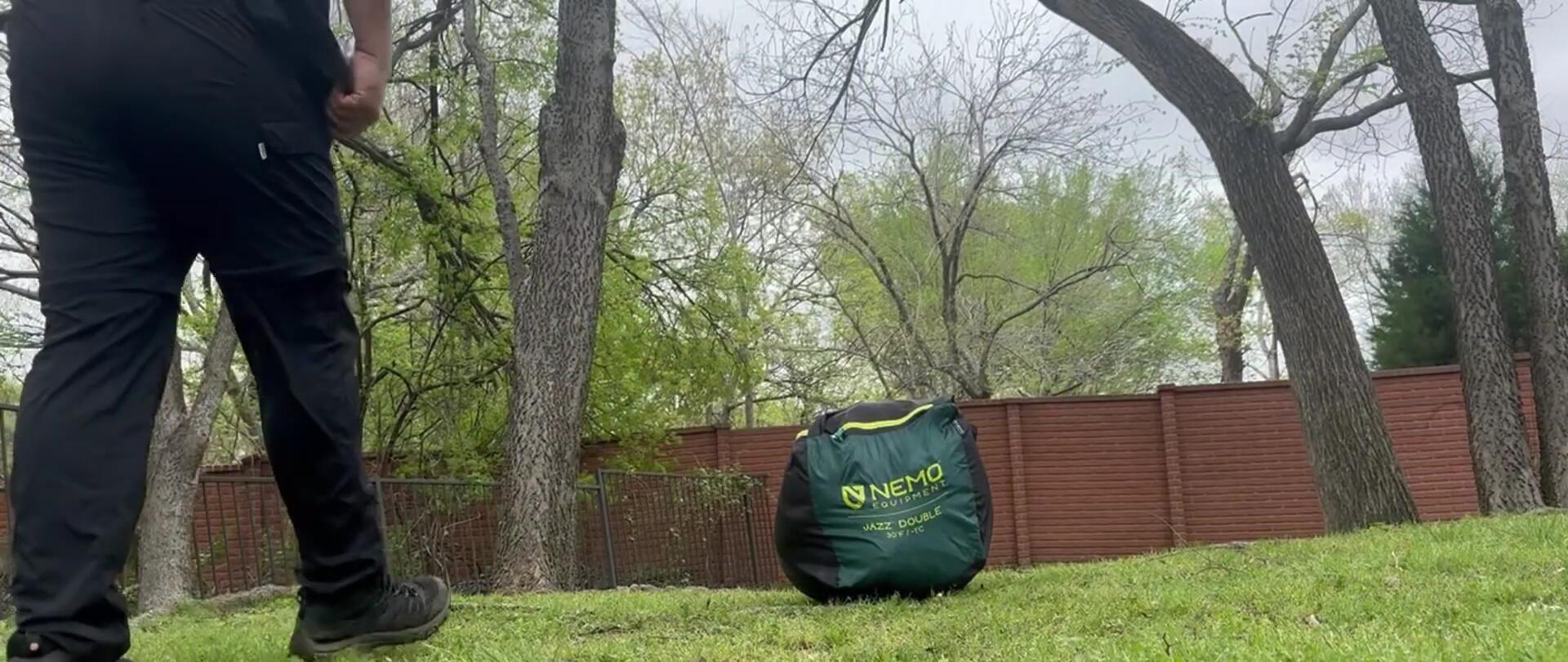 The Nemo Roamer Double sleeping pad shown