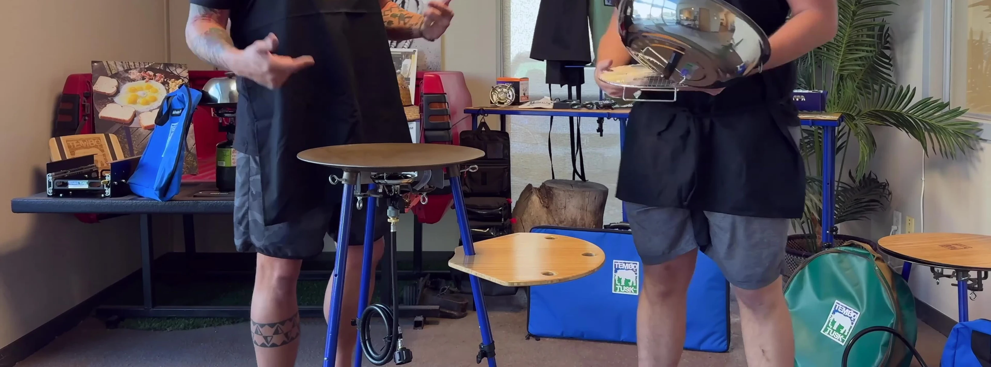 Skottle with wind guard