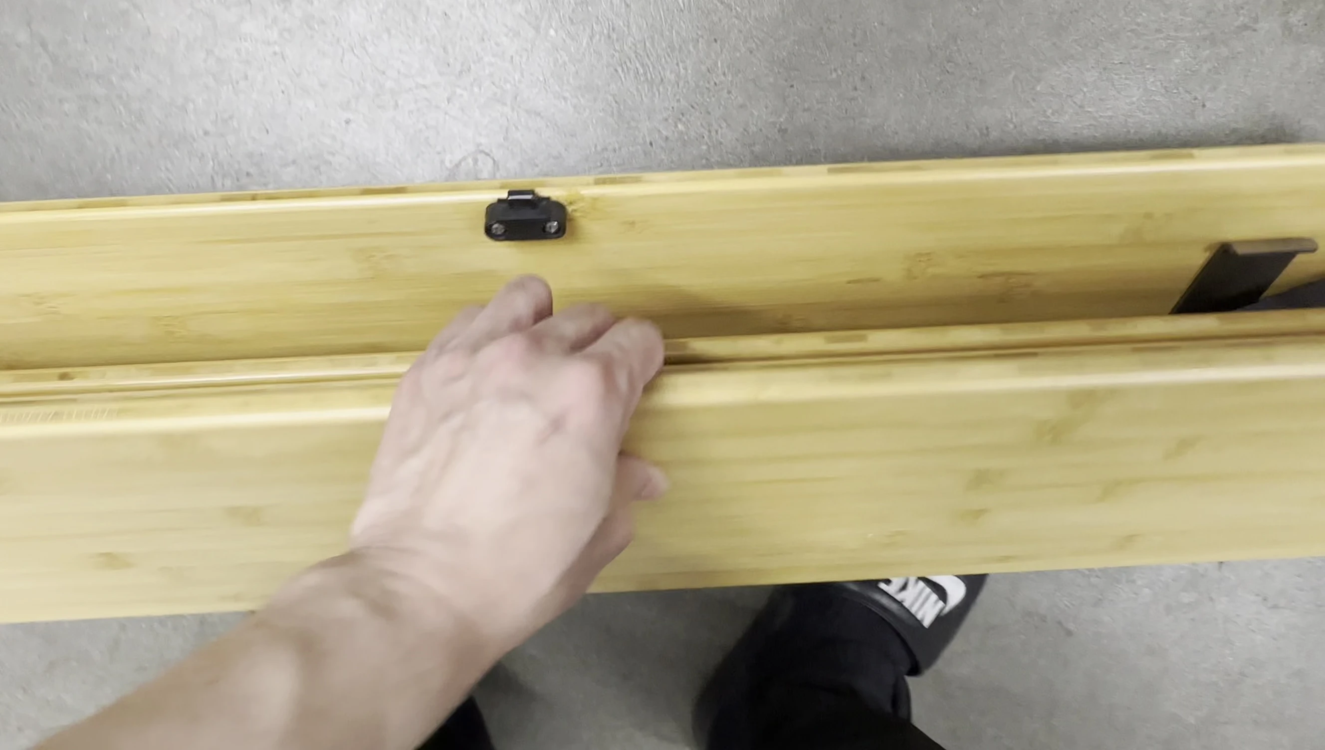 The Dometic table packed into its bag.