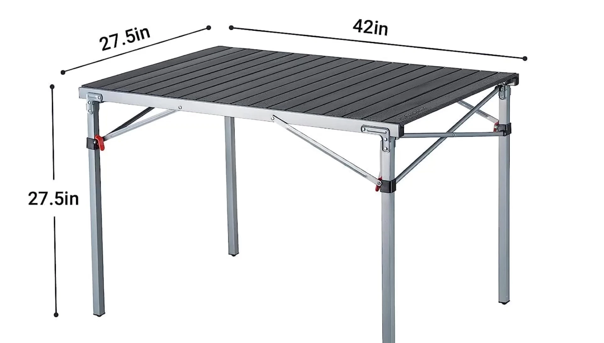 Folded King Camp table dimensions