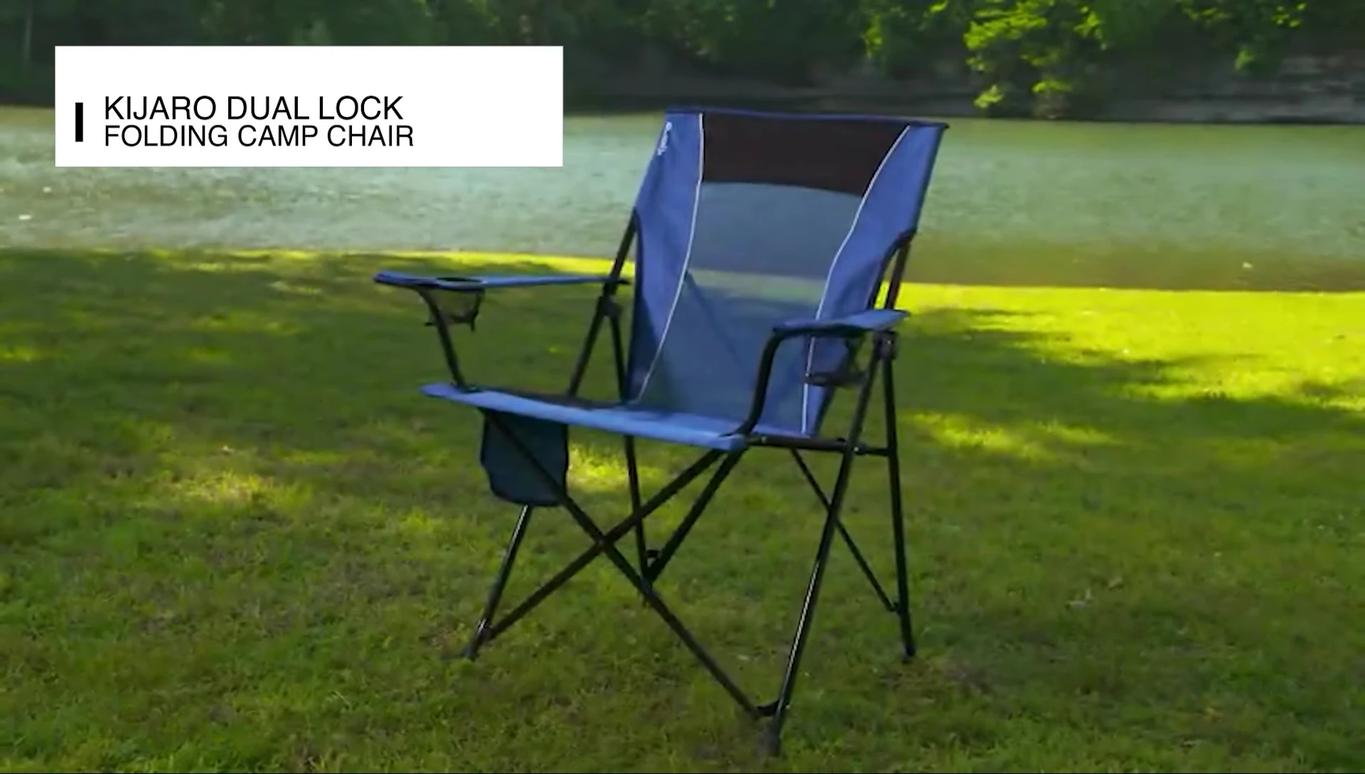 The Kijaro Dual Lock Folding Camp Chair