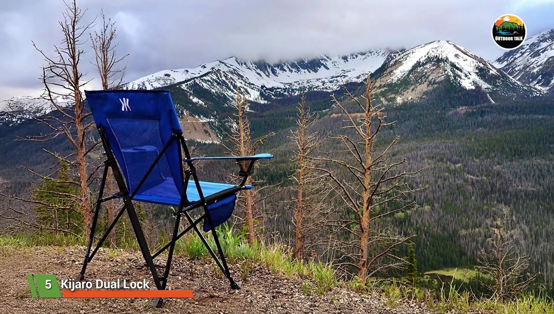 Karo Dual Lock Camping Chair showcasing the dual lock mechanism