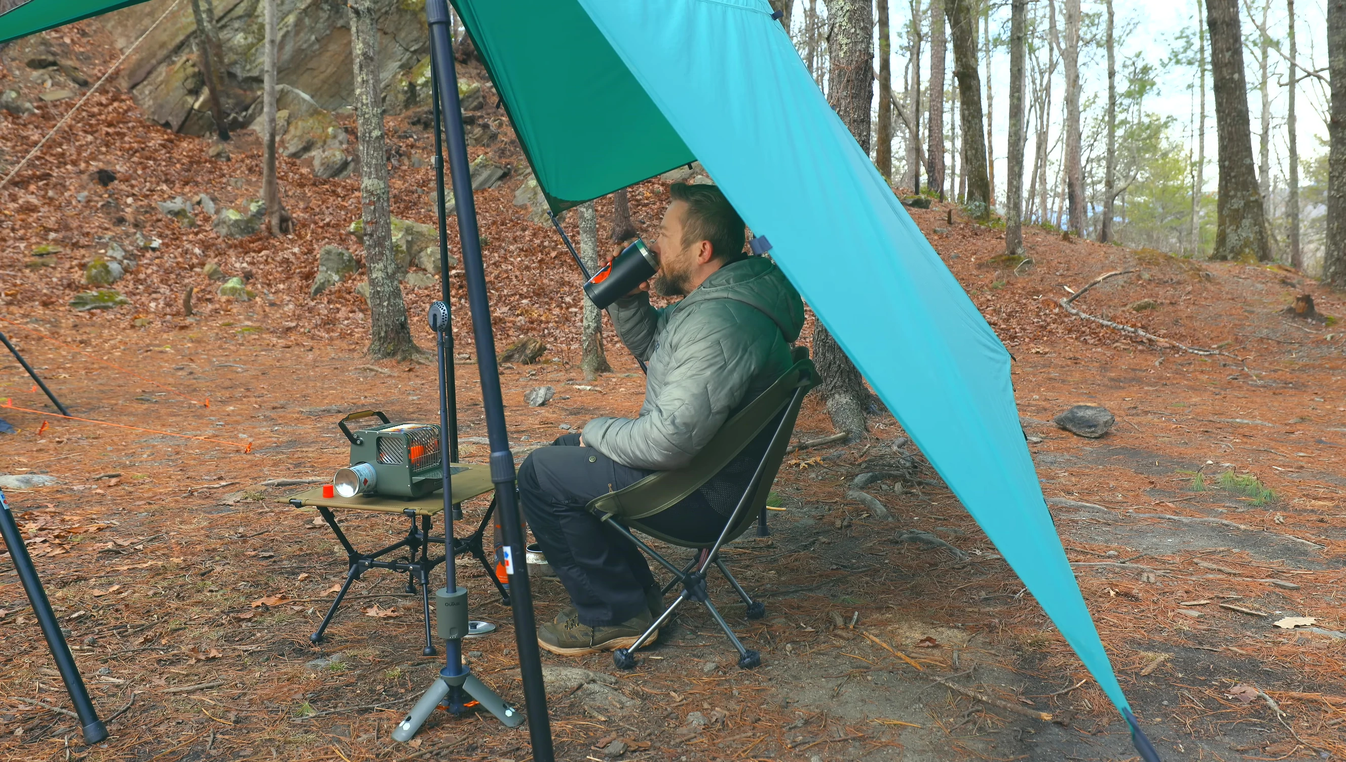 Emphasis on the necessity of comfort in a backpacking chair.