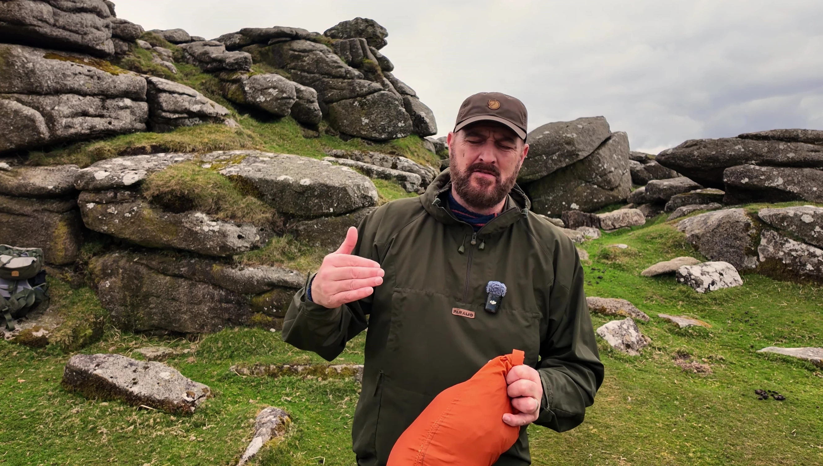 The Shell 2 tent in a stuff sack.