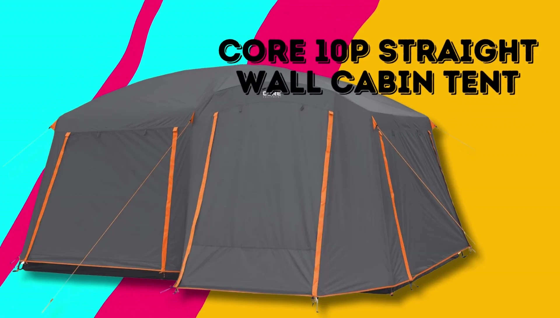 Core 10P tent exterior shot