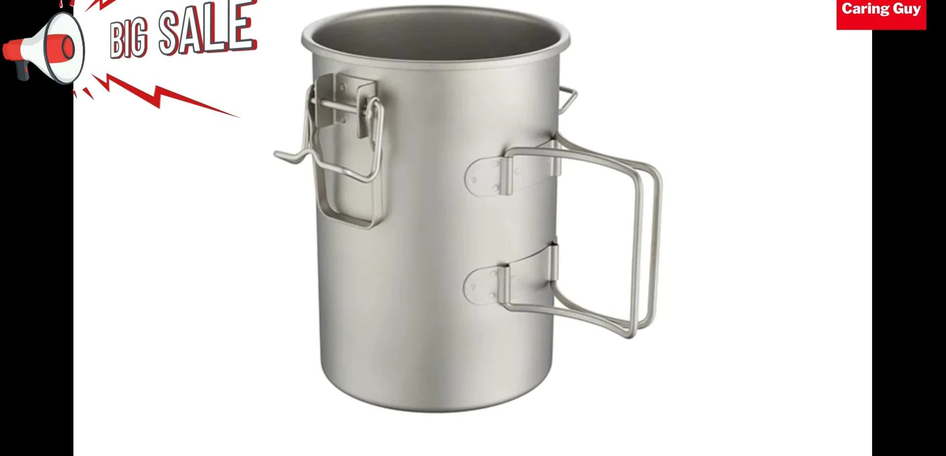 Close-up on the pot's lid and handle.