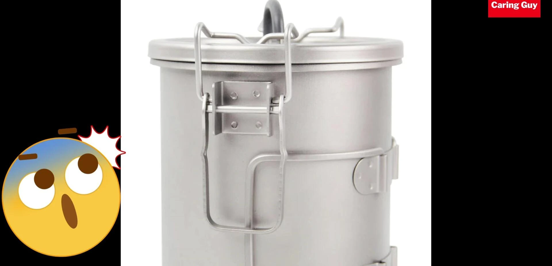 Overall shot of the Keith Titanium T6300 cooking pot.