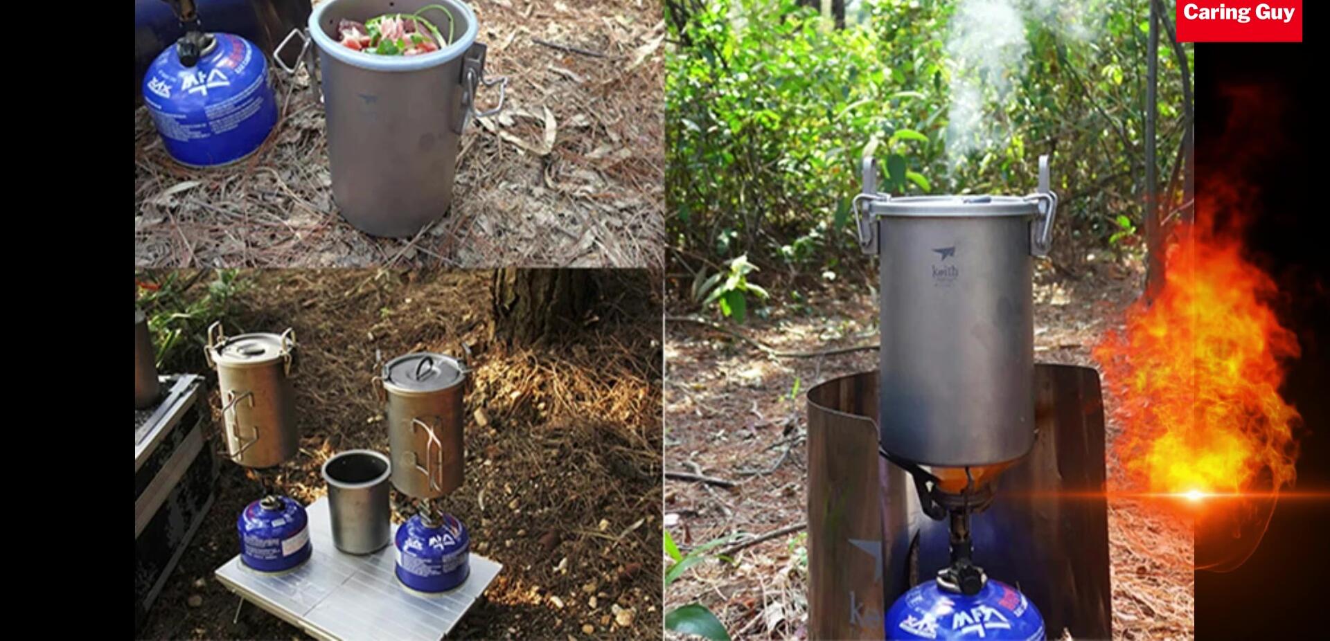 Highlighting the 900ml capacity of the pot.