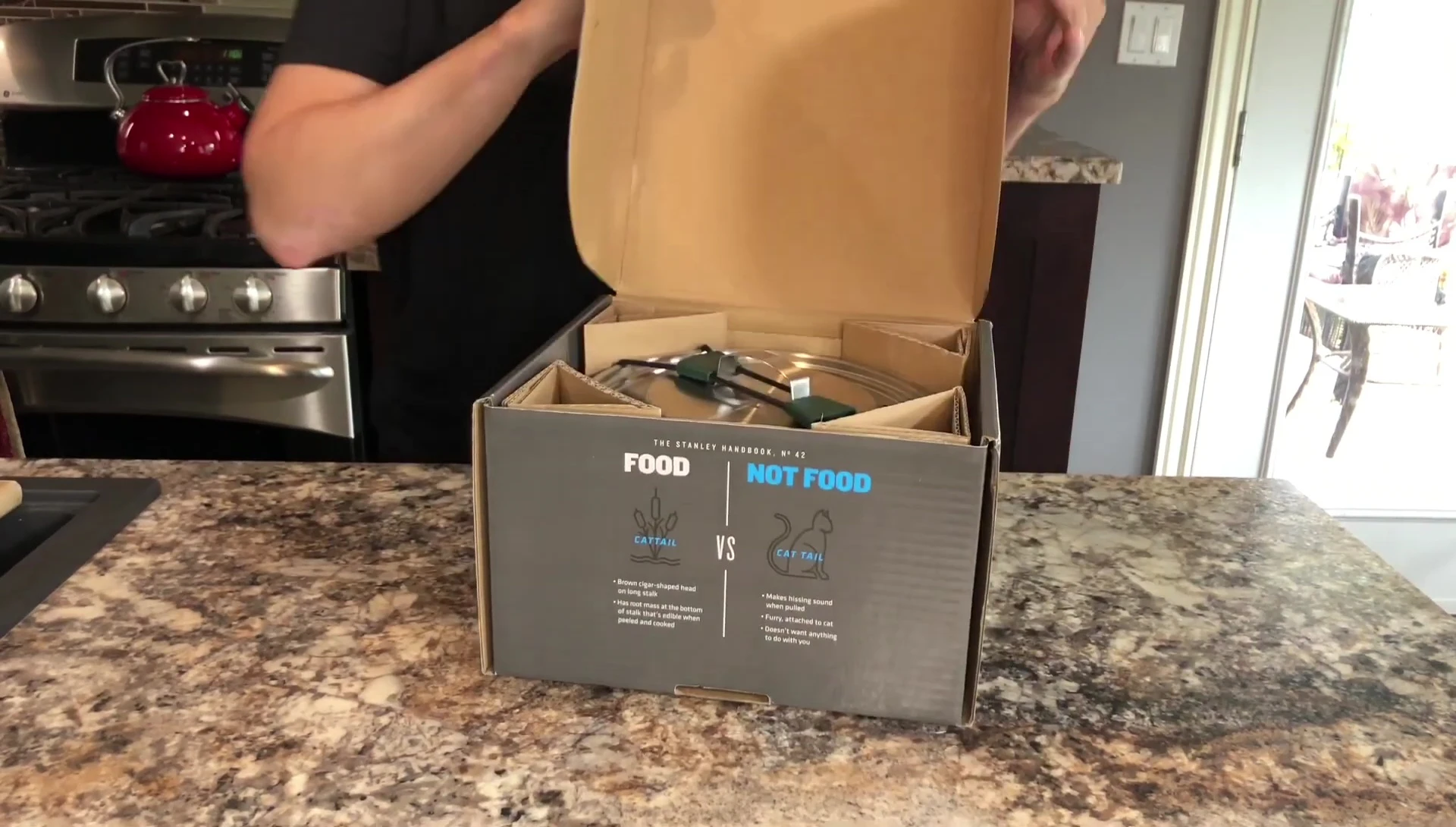 The Stanley Wildfare cookset in its packaging.