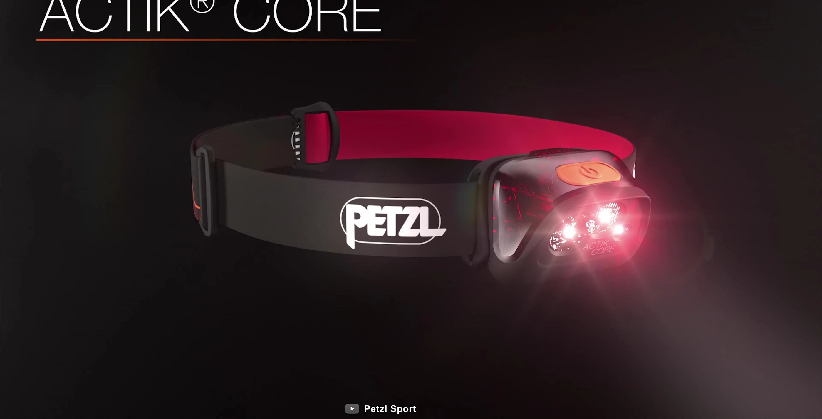 Princeton Tec Active Core Headlamp showcasing its design and features.