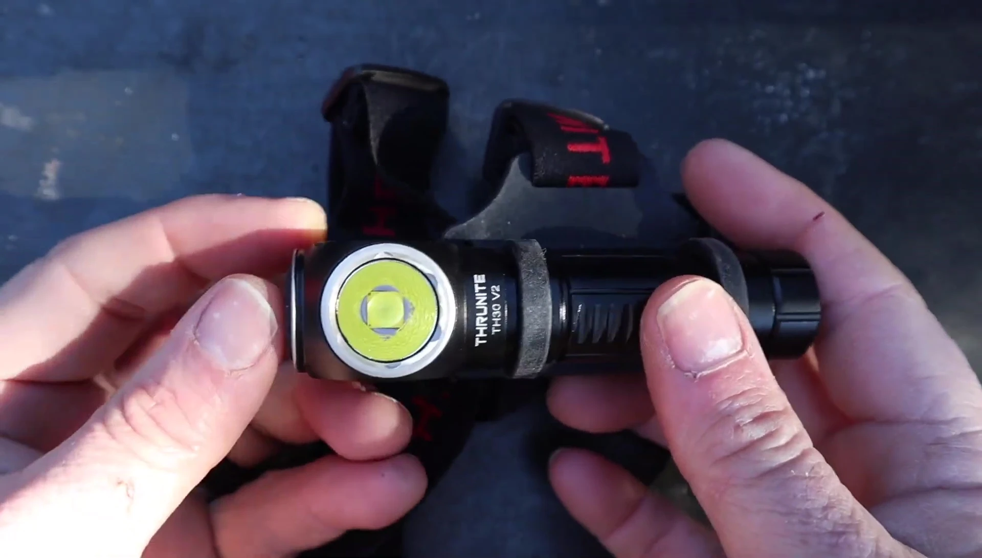 Showcasing the TH30V's intense brightness