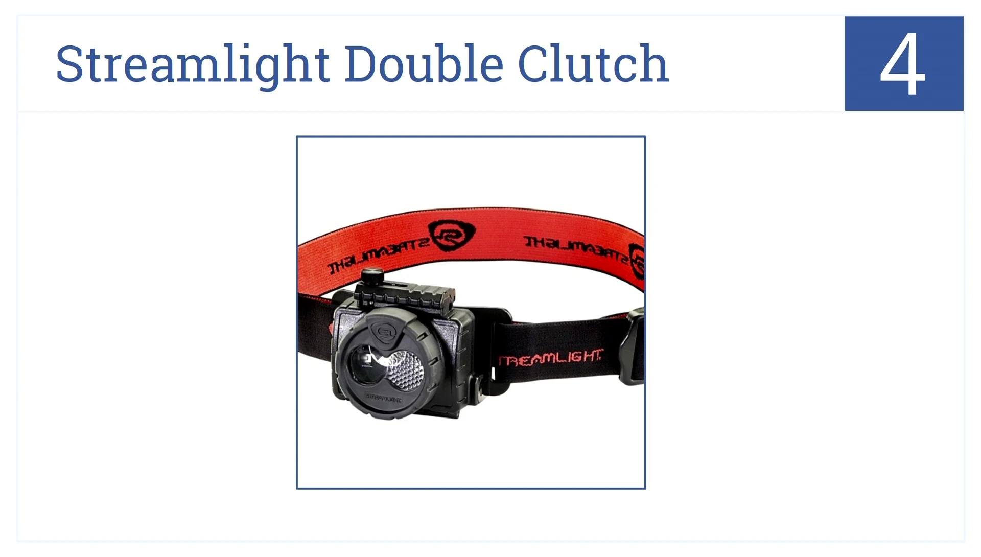 Streamlight Double Clutch headlamp