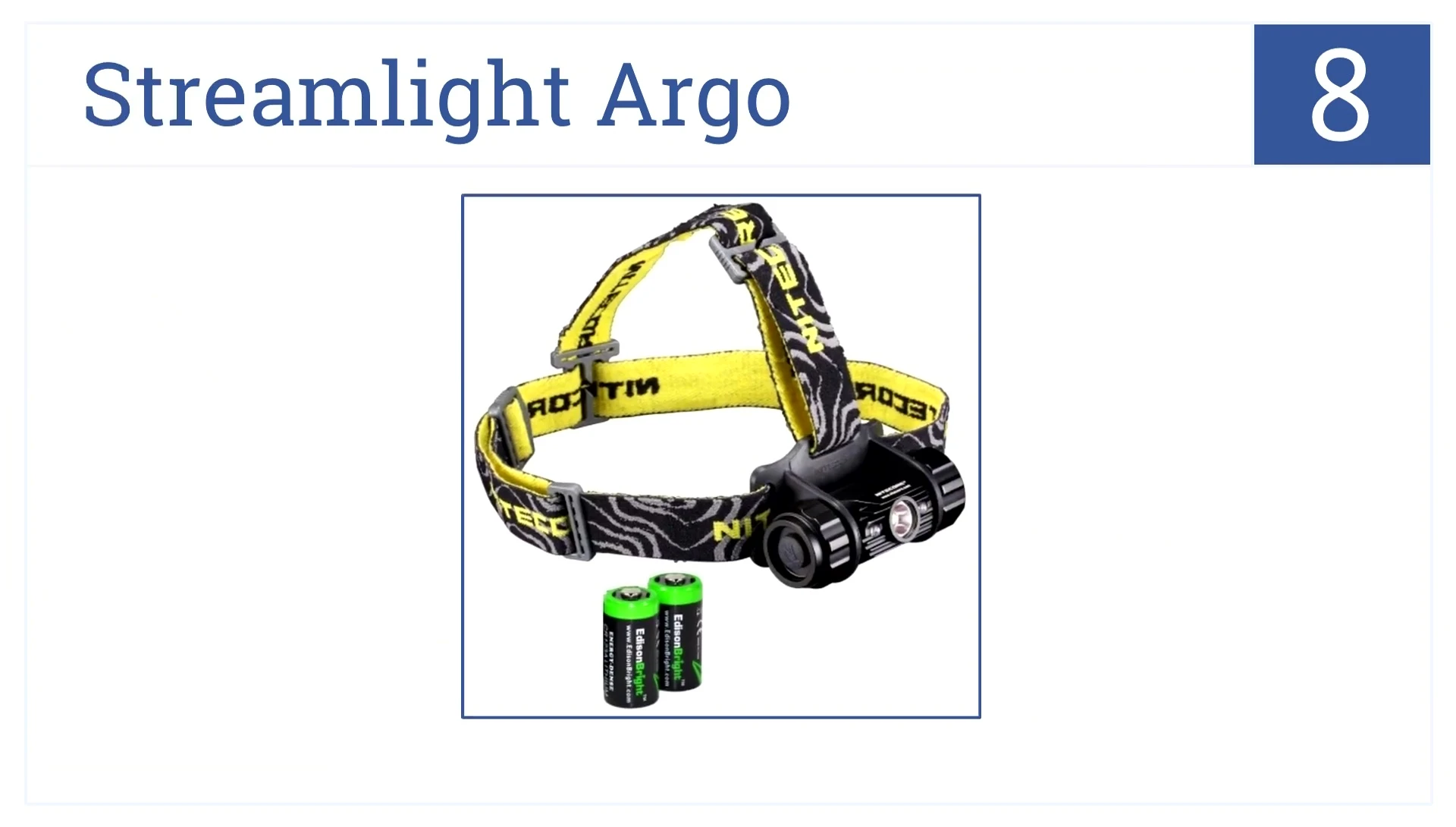 Streamlight Argo headlamp