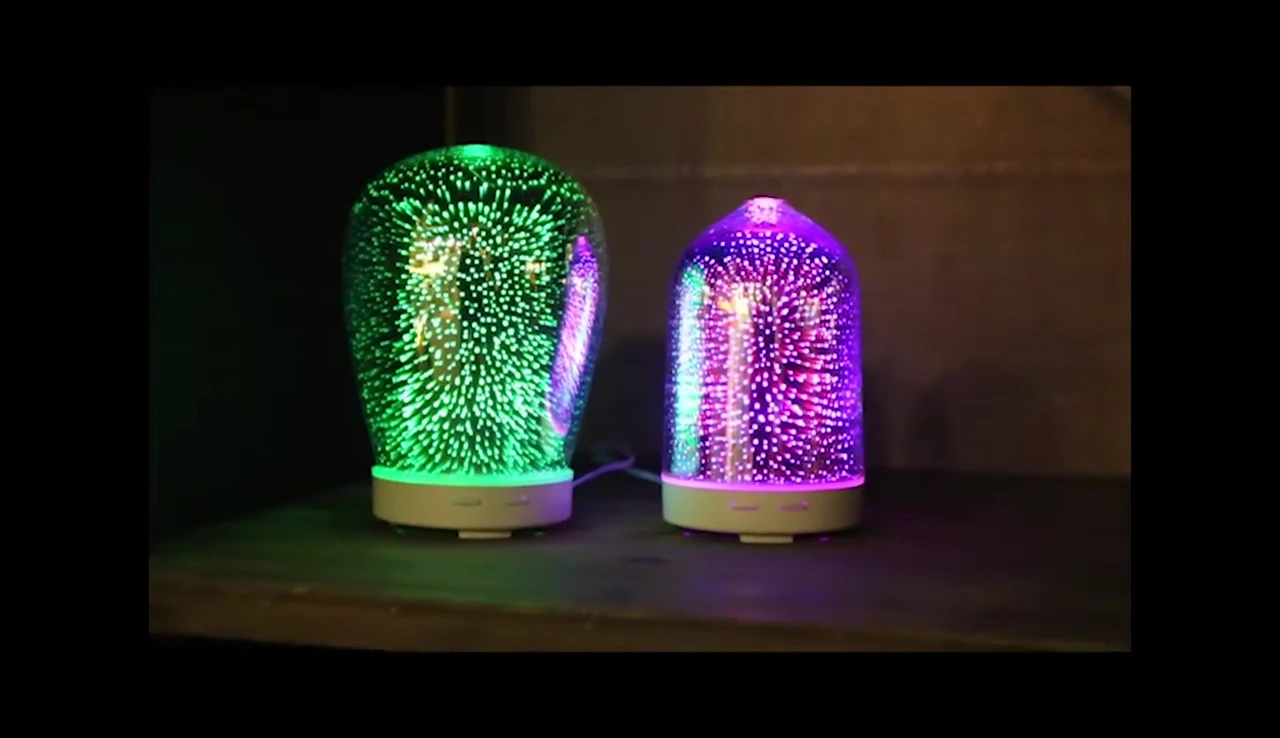 Showcase of the Galaxy Effect Diffusers, highlighting their design and light features