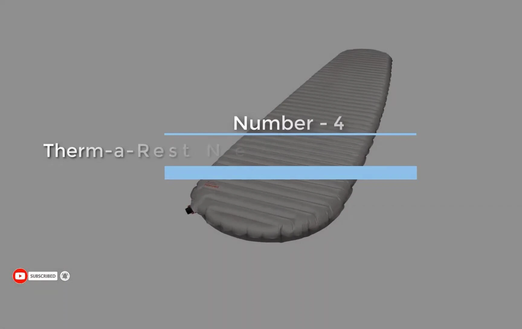 The Therm-a-Rest NeoAir XTherm sleeping pad