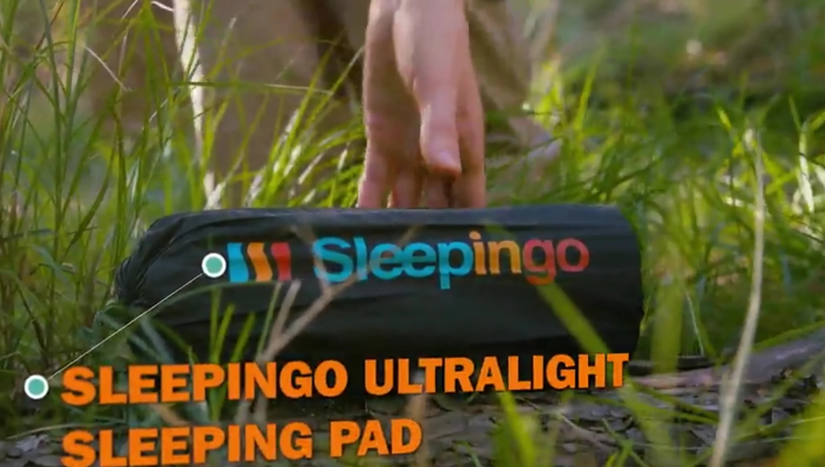 The Sleeping O backpacking sleeping pad.
