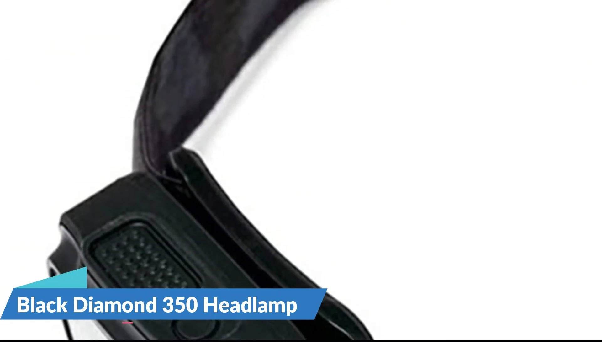Person using the Black Diamond Spot 350 Headlamp