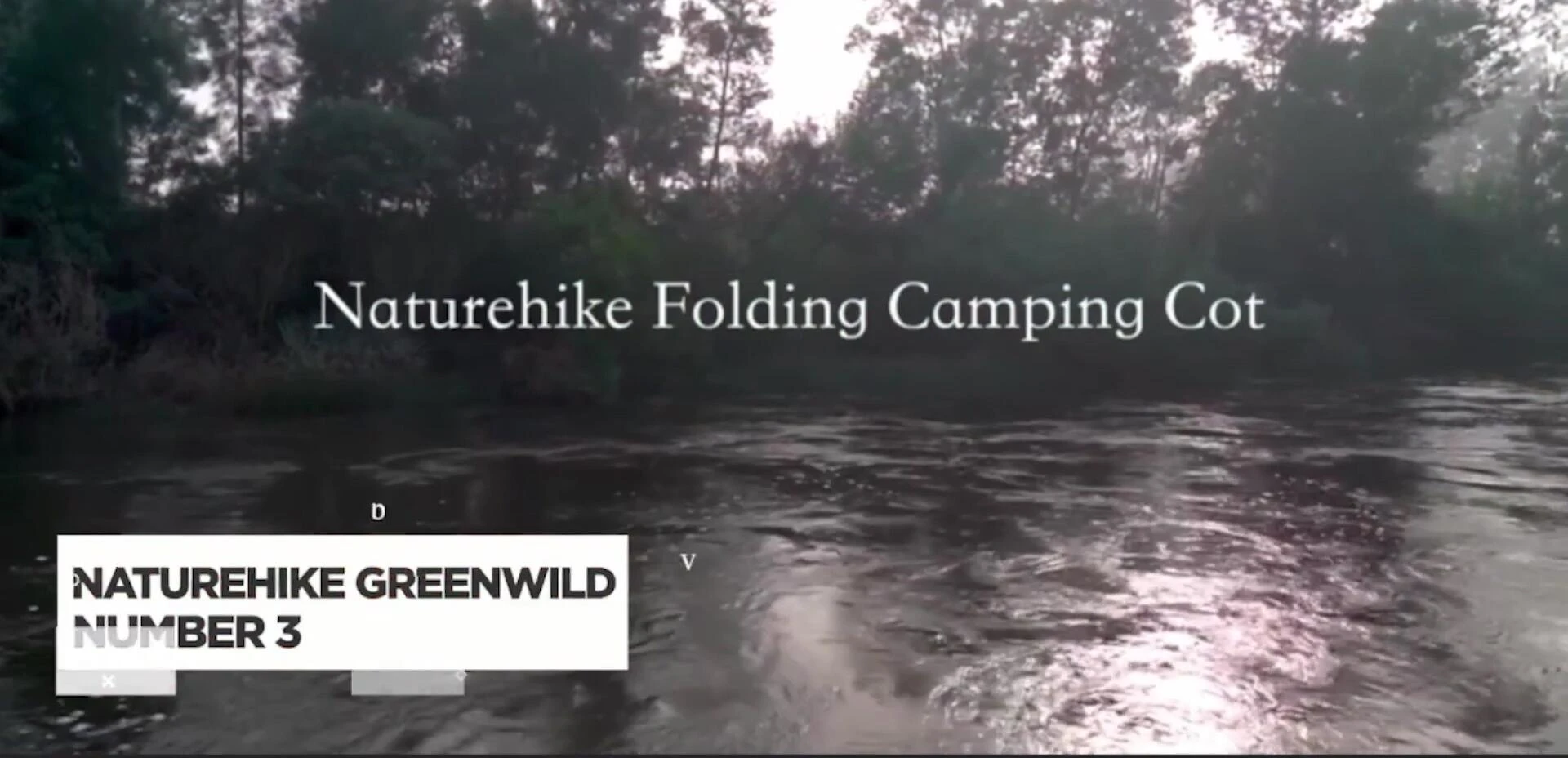 The Nature Hike cot highlighting its lightweight aluminum frame.